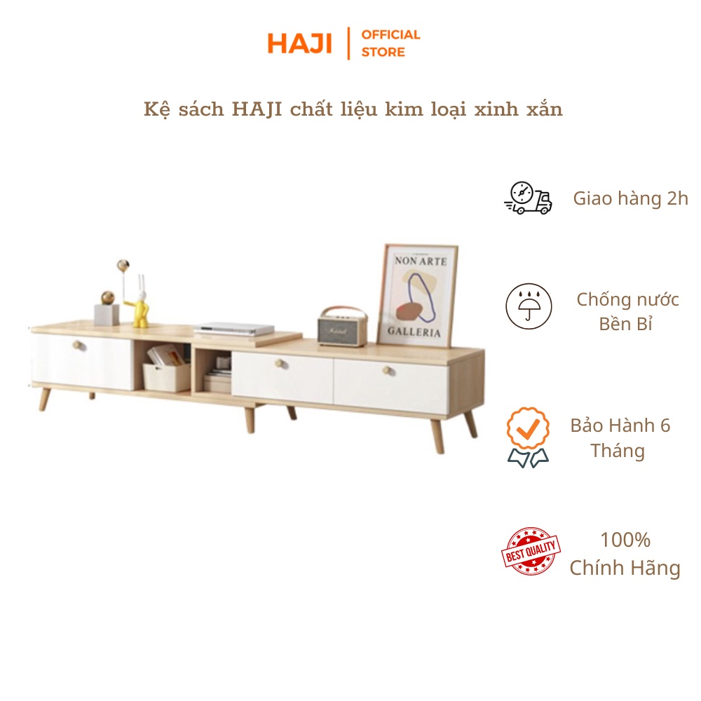 Kệ tivi điều chỉnh kích thước thông minh thiết kế sang trọng tiết kiệm diện tích HAJI A218