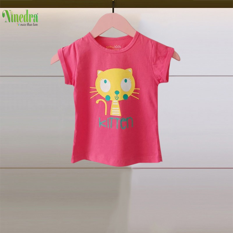 Áo thun bé gái cao cấp size cho bé gái 1- 4 tuổi - Ninedra
