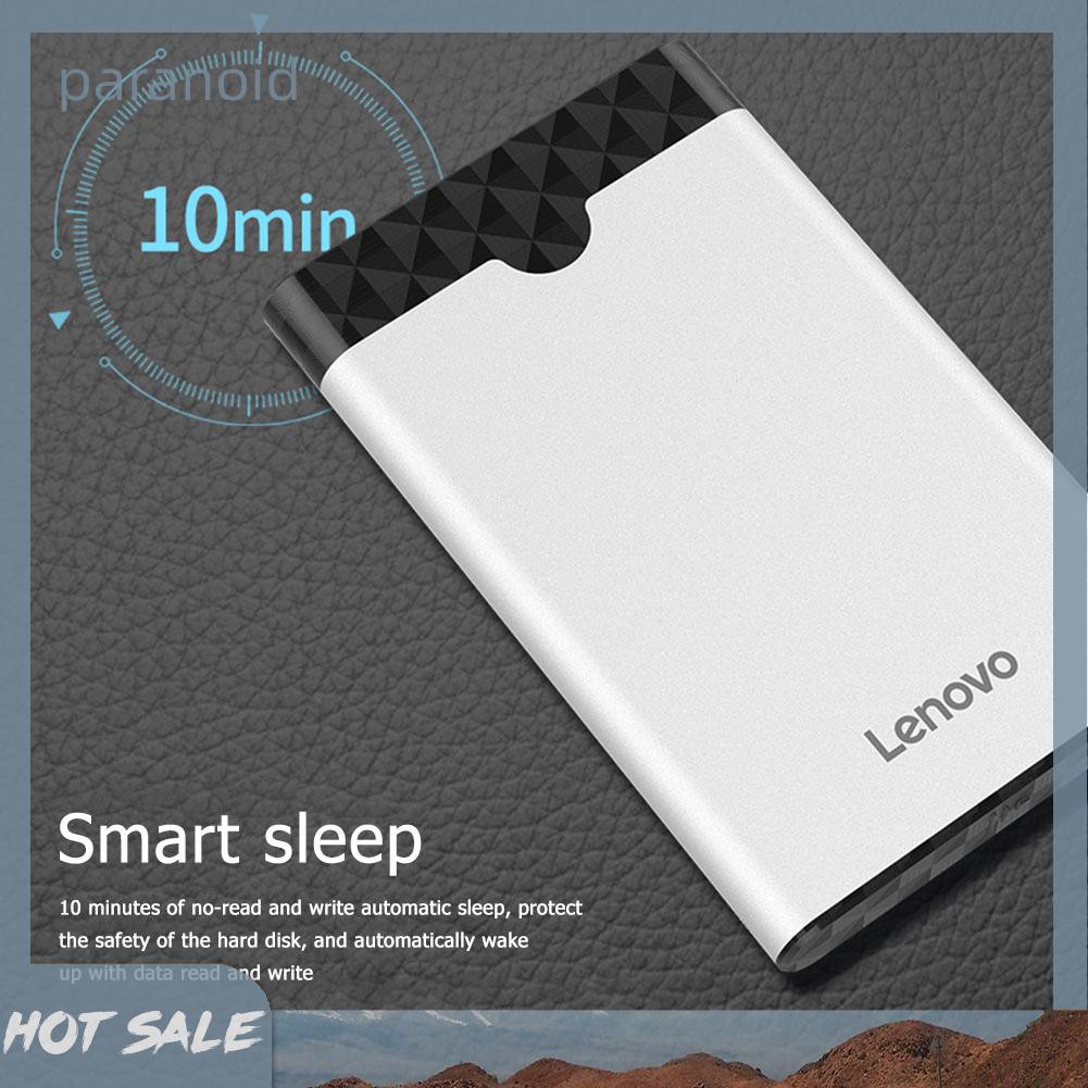 Vỏ Ổ Cứng Ngoài Paranoid Lenovo S-03 USB 3.1 SATA HDD SSD Box 6Gbps 2.5 inch Ốp | BigBuy360 - bigbuy360.vn
