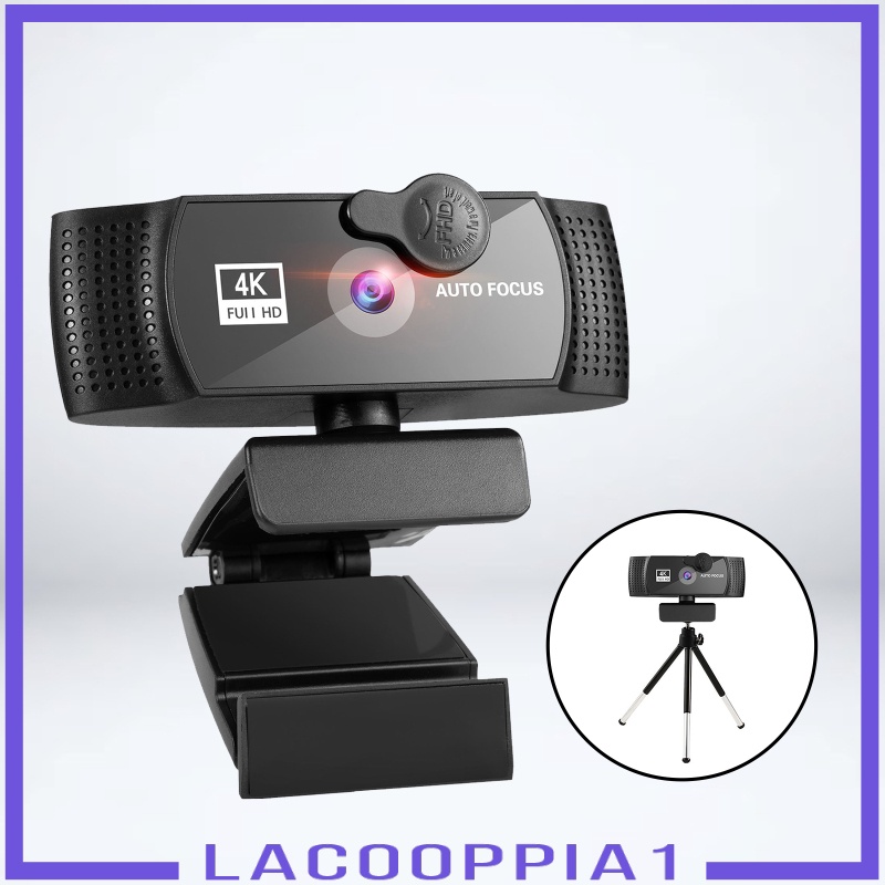 [LACOOPPIA1] Webcam 1080p HD w/ Noise-Cancelling Microphone USB for Gaming PC Desktop
