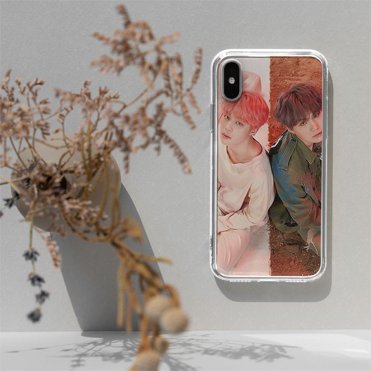 Ốp iphone rẻ Nam thần BTS Kpop Chống Nước silicone từ 6 đến 12 HQUPOD0604