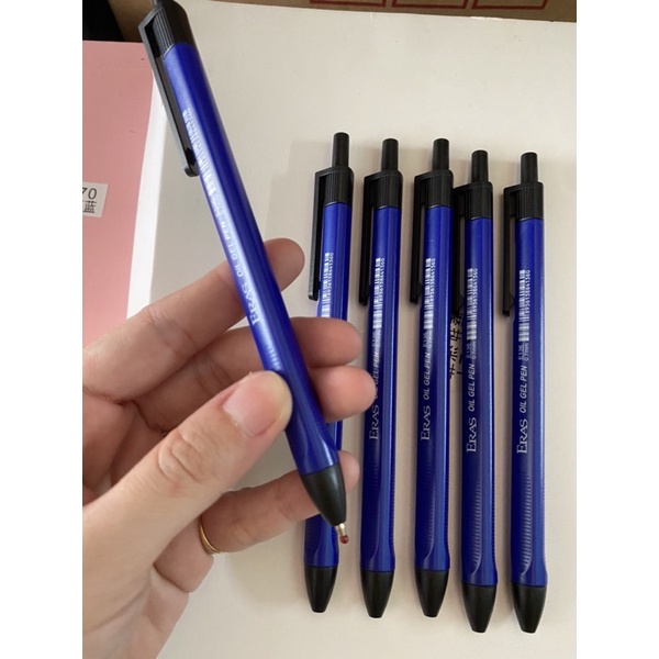 Set 5 cây bút bi bấm GEL OIL PEN 0.7mm