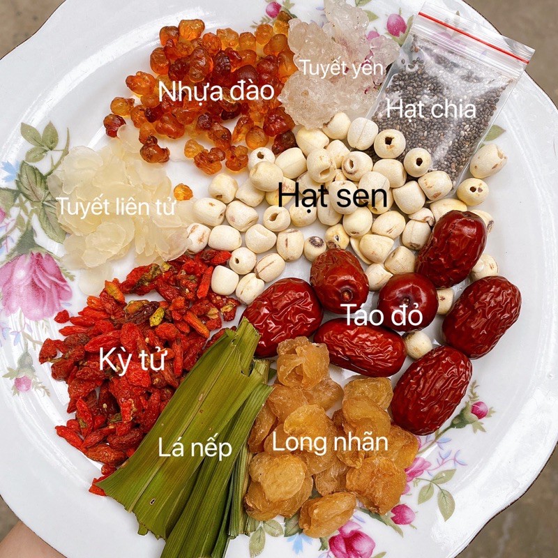 Set Nguyên Liệu Chè Dưỡng Nhan(2 Lít Chè)