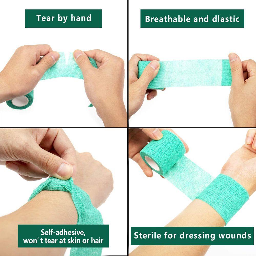 Băng Quấn Bảo Vệ Cổ Chân Co Giãn Thoáng Khí Hỗ Trợ Khi Xăm Hình