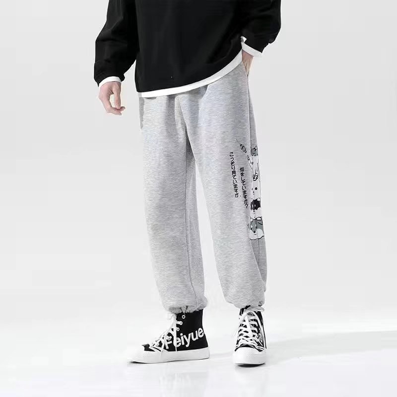 Quần ống rộng phong cách hiphop đường phố Hàn Quốc thời trang size M-5XL