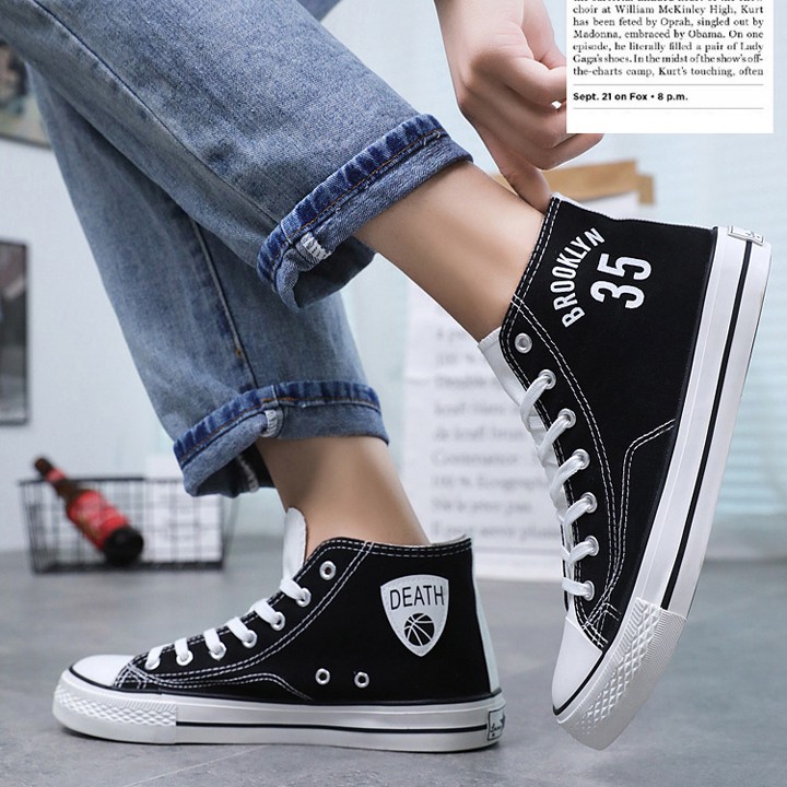 Giầy nam cổ cao phong cách Hàn Quốc CV35 | BigBuy360 - bigbuy360.vn