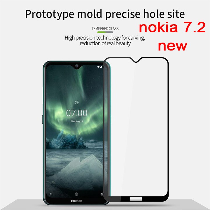 Miếng dán cường lực FULL màn hình NOKIA 7.2 mới