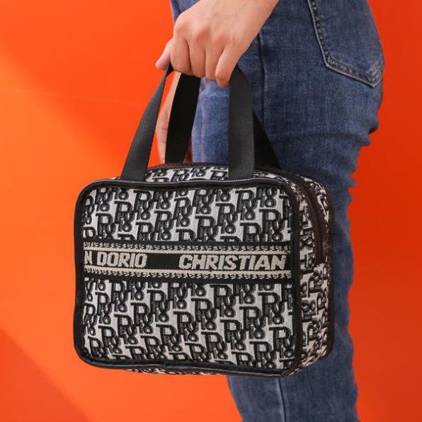 Túi Đựng Cọ Trang Điểm Sức Chứa Lớn Thiết Kế Đơn Giản Thời Trang Theo Phong Cách Hàn Quốc Cho Nữ