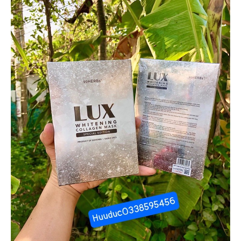 Ủ Trắng Dịch Yến Tươi Lux Chính Hãng Hộp 3 gói