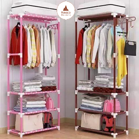 Kệ quần áo chữ H tiện dụng, giá treo quần áo gấp gọn Havaco
