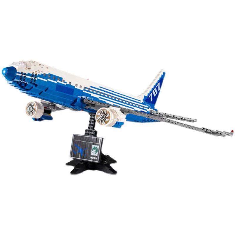 Đồ chơi giáo dục Lắp Ráp mô hình Máy bay 787 Dreamliner 80009 Fit 10177