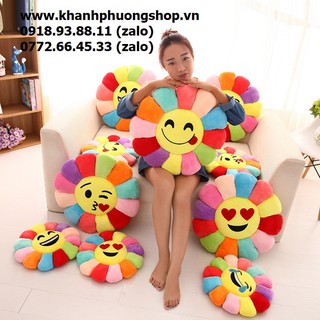 Gối tựa lưng - gối tựa lưng hình bông hoa