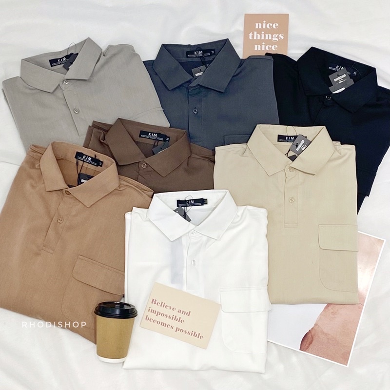 Sơ Mi Nam Nữ 2150 Túi Ngực RHODISHOP