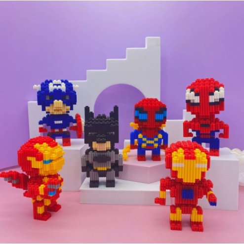 ❉㍿Xếp Hình Lego Các Nhân Vật Siêu Anh Hùng Avenger Toyboxđồ chơi trẻ em