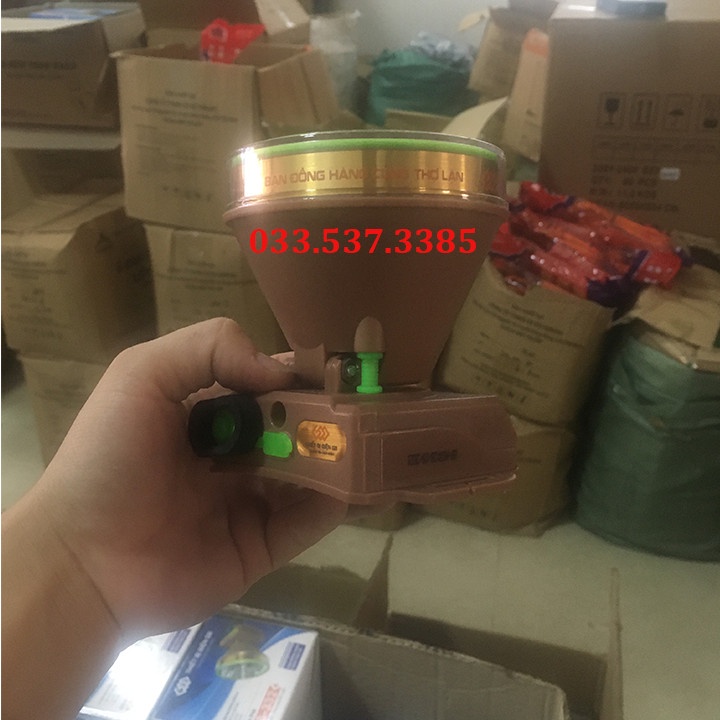 Đèn pin đeo đầu siêu sáng, đèn đội đầu G8 - 332 chất lượng cao