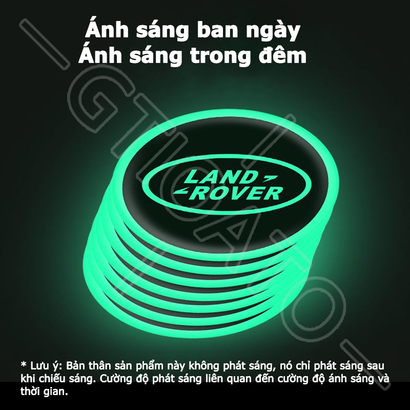 GTIOATO Ánh Sáng Ban Đêm Decal DáN Xe MiếNg DáN ChốNg NưỚC Ô Tô Bánh Xe Nắp Bình Xăng Nắp Máy Bát Cửa Cảnh Báo Nhãn Dán Xe Hơi Trang Trí Ô Tô Cho Land Rover Defender Evoque Discovery VELAR Range