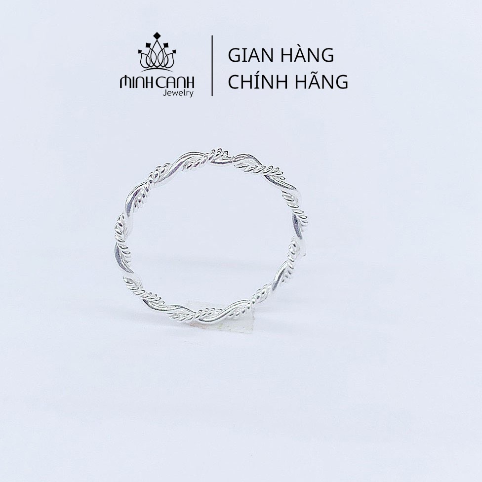 Nhẫn Bạc Nữ Xoắn Thừng - Minh Canh Jewelry