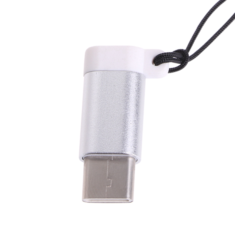 Dây cáp sạc &amp; truyền dữ liệu Micro USB loại C kèm móc khóa