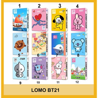 Lomo Card Ảnh BT21