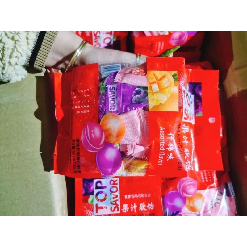 Kẹo TOP trái cây mix đủ vị - kẹo dẻo trái cây Top fruit