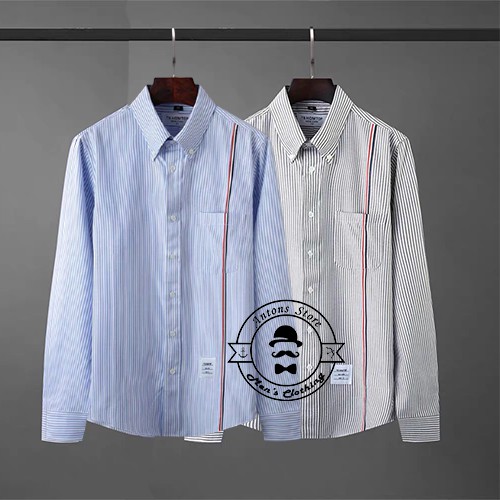 Sơ mi Thom Browne Kẻ Nhỏ Sọc Túi
