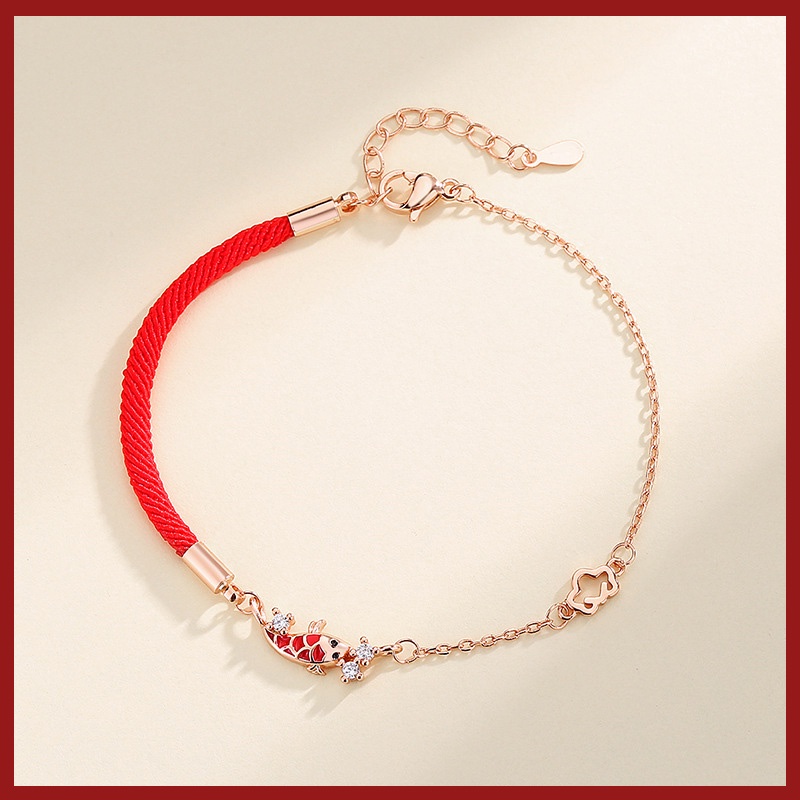 Vòng Tay Dây Đỏ May Mắn Cho Nữ