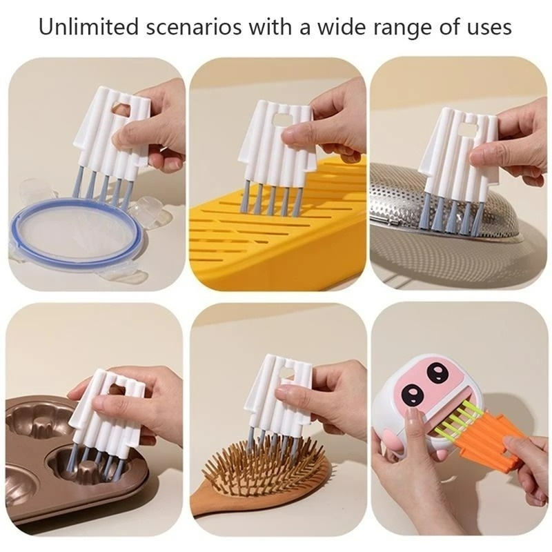 Cọ Vệ Sinh Khe Hở Khoảng Cách Có Thể Uốn Cong Với Lỗ Treo/ Vỏ Bọc Bình Sữa/ Dụng Cụ Vệ Sinh Cầm Tay Cho Nhà Bếp