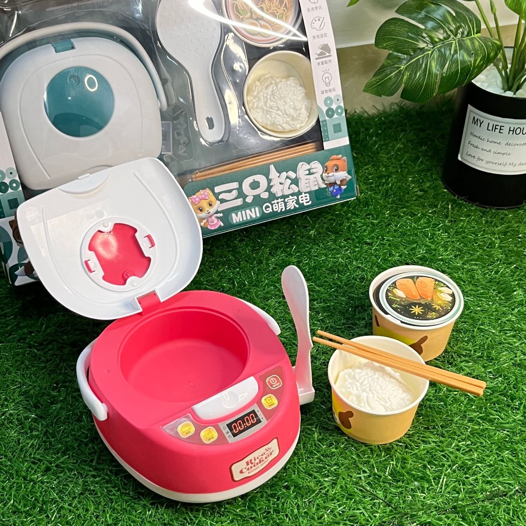 BỘ ĐỒ CHƠI NỒI CƠM ĐIỆN CHO BÉ MẪU MỚI SIÊU XINH