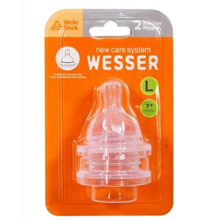 Núm ty Wesser cổ rộng đủ size S,M,L,+ ( vỉ 2 núm)