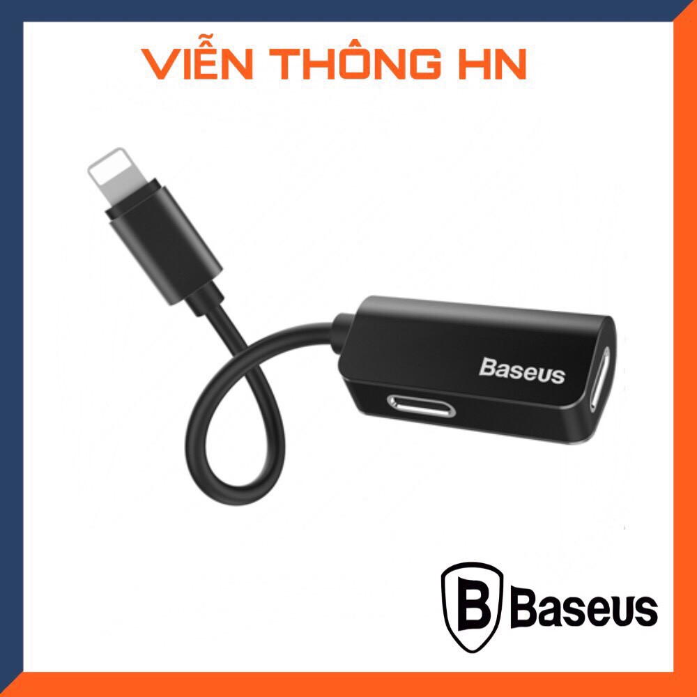 Baseus L37 jack vừa nghe vừa sạc iphone - bộ chia từ 1 cổng lightning sang 2 cổng lightning cho ipad iphone -vienthonghn