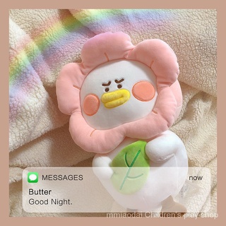 Búp bê bông hoa vịt sốt bông hoa dễ thương búp bê ngủ