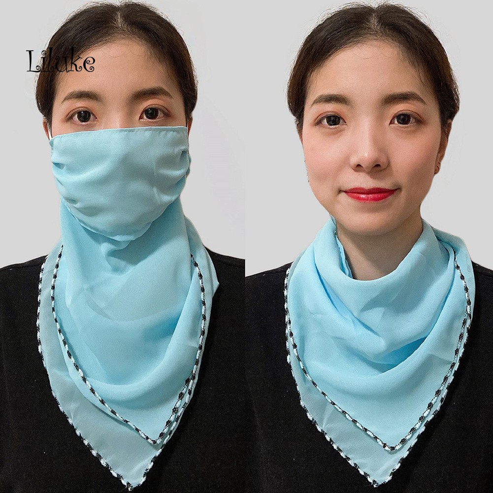 Khẩu Trang Chống Nắng Chống Bụi Thoáng Khí Dành Cho Nữ