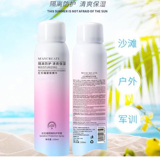 Xịt Chống Nắng Trắng Da Maycreate 150ml Spf35