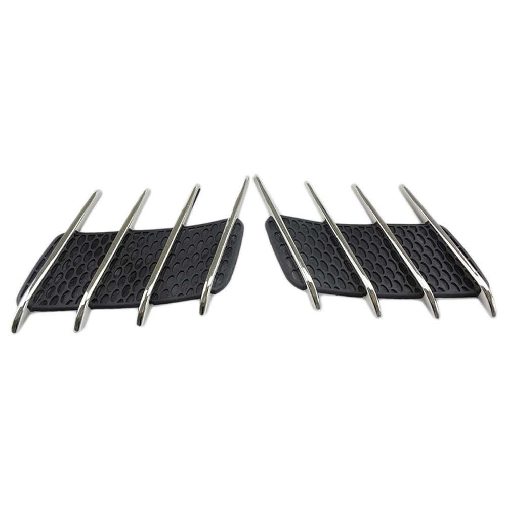 Miếng Dán Trang Trí Lỗ Thông Khí Xe Hơi Bằng Nhựa ABS Mạ Crom Thông Dụng