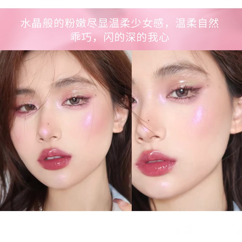 Phấn Bắt Sáng XIXI Tông Nhũ Sáng Da Chống Phai Màu Trang Điểm Mặt Và Vàng Đồng