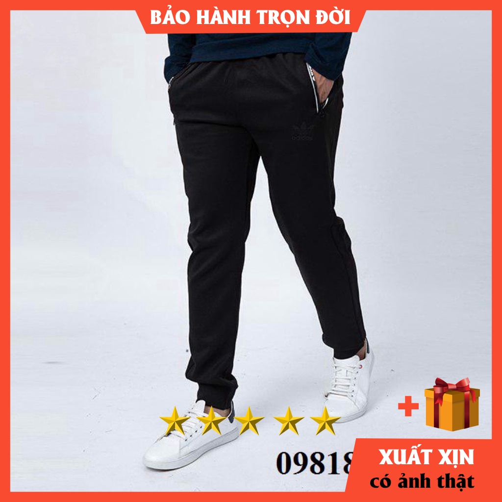 Quần thể thao khóa kéo in chữ Das BẢO HÀNH TRỌN ĐỜI