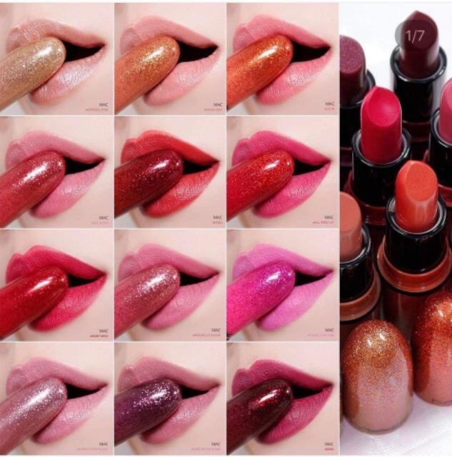 🍓Son MAC Taste of Stardom mini lipstick kit🍓Chili, Ruby woo, Diva, See sheer