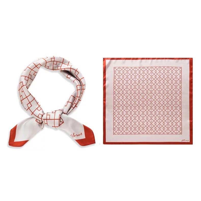 Khăn turban lụa vuông size 70*70cm - Mã 7065  Lemon