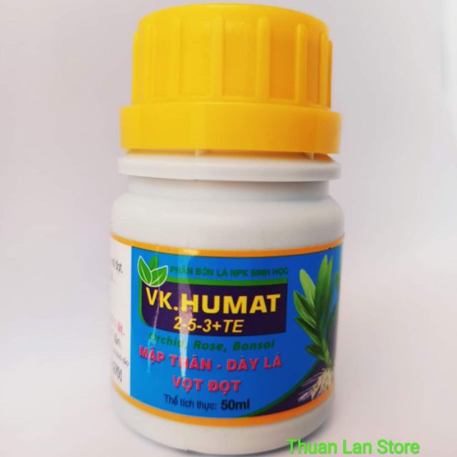 VK HUMAT 2-5-3+TE - MẬP THÂN, DÀY LÁ, VỌT ĐỌT