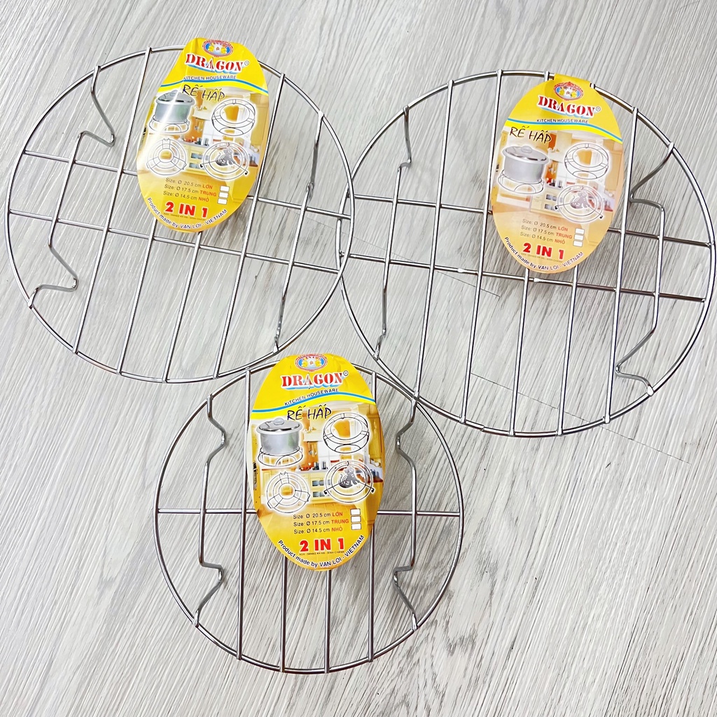 VỈ HẤP ĐỒ 4 CHÂN TIỆN LỢI HẤP BÁNH, HẤP THỊT CÁ Vrg1331