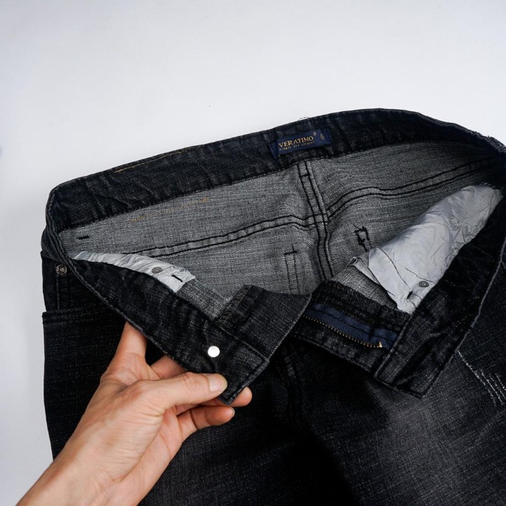 Quần jean nam dáng côn, vải jean cao cấp vải co giãn nhẹ cực bền màu không phai | BigBuy360 - bigbuy360.vn