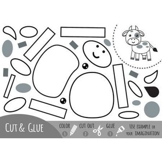 Giấy tô màu và cắt dán - Mẫu 2