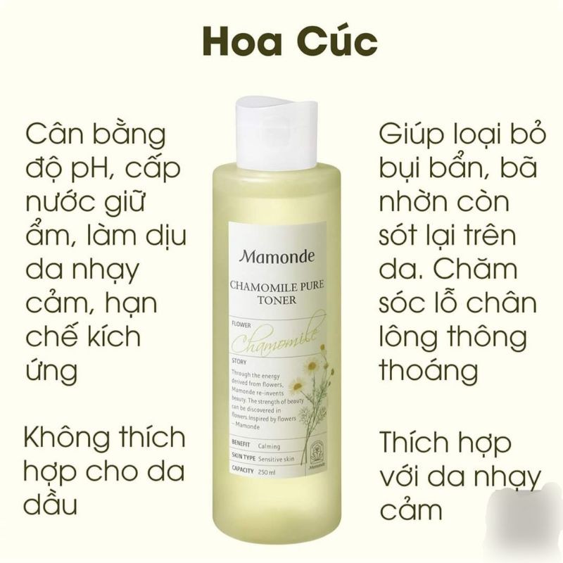 [CHÍNH HÃNG] SET nước hoa hồng mini Mamonde toner 5 chai 25ml