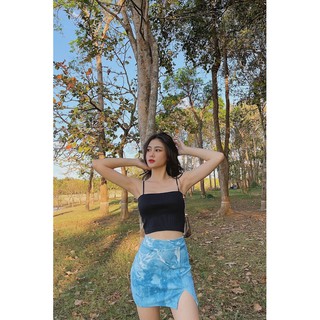 Chân váy loang màu