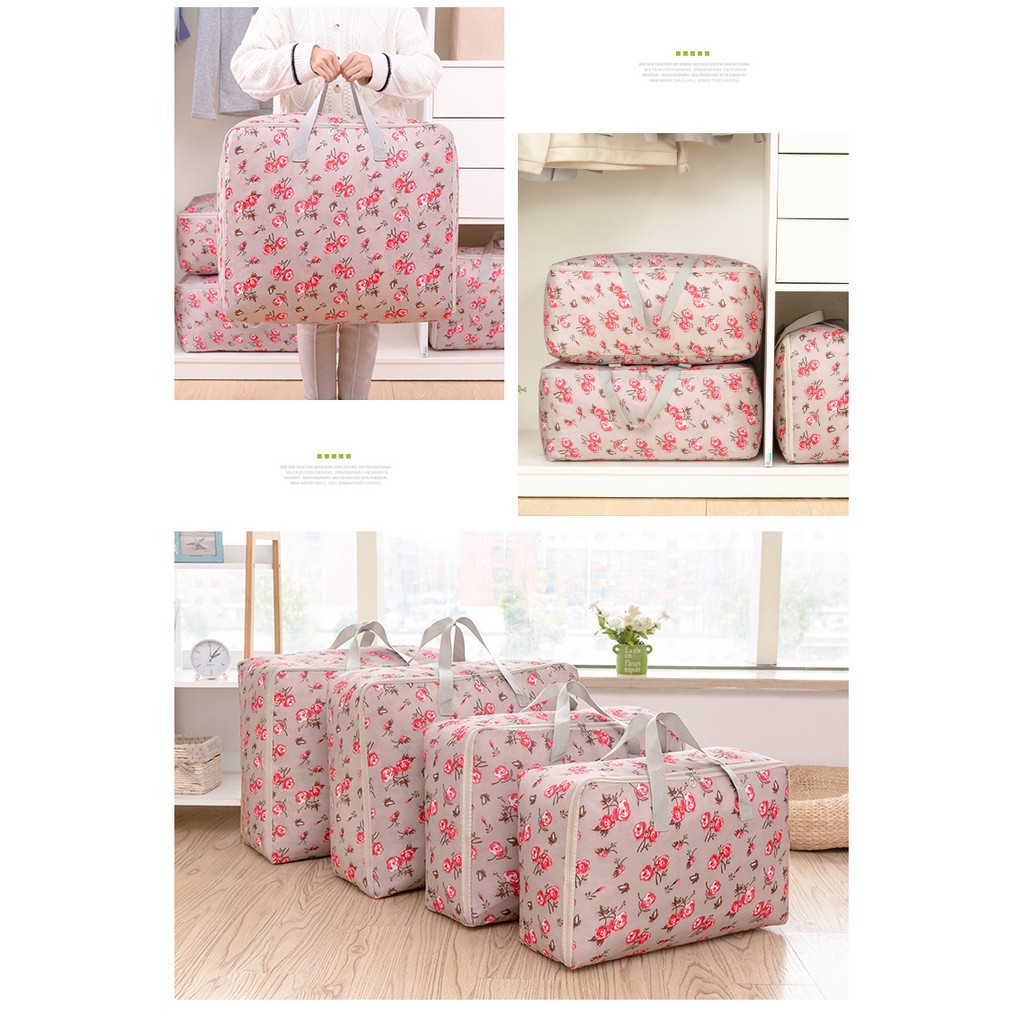 Set 3 túi 3 kích thước đựng chăn, màn, quần áo