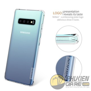 Ốp lưng dẻo trong suốt SamSung Galaxy S10 Plus chính hãng Nillkin