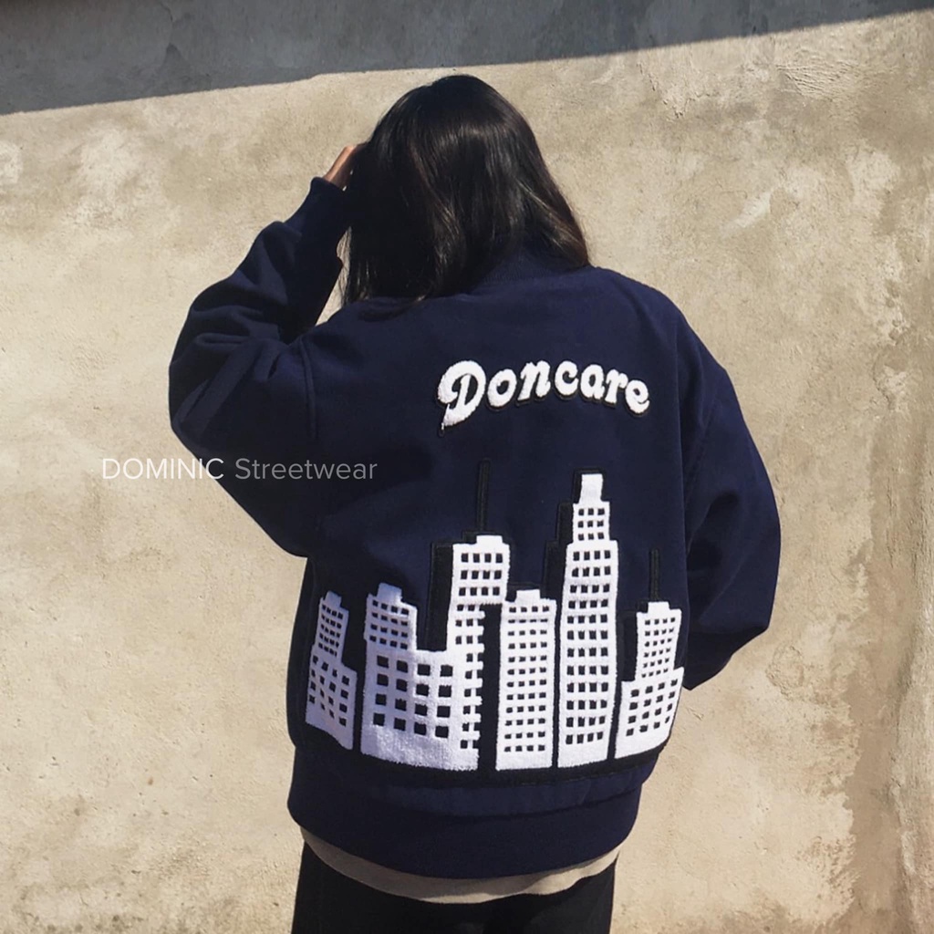 Áo Bomber - AFGK - Doncare City View Collage Varsity Jacket