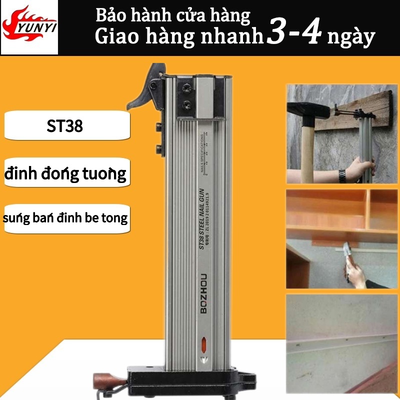 dụng cụ đóng đinh bê tông st38 búa đóng đinh tiện lợi cho dân kỹ thuật xây dựng sửa chữa