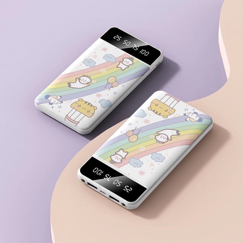 Sạc Dự Phòng KRECOO 100% Chính Hãng 10000MAH Sạc Nhanh Dung Lượng Khổng Lồ Thiết Kế Thời Trang