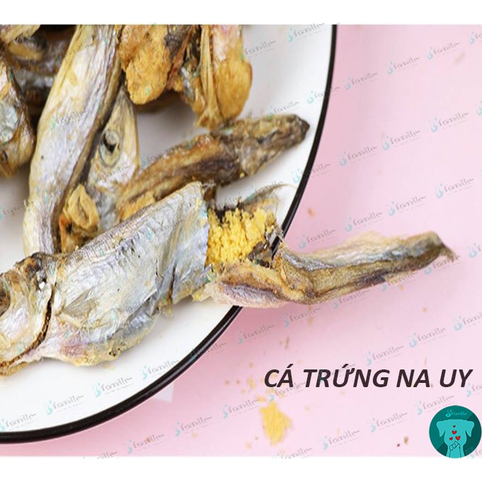 [OMEGA3/ DHA]Đồ Ăn Vặt Cho Chó Mèo JFamille, Snack Cá Trứng Na Uy - Cá Mì, Bổ Sung Protein, Vitamin&amp;Khoáng Chất. JF121